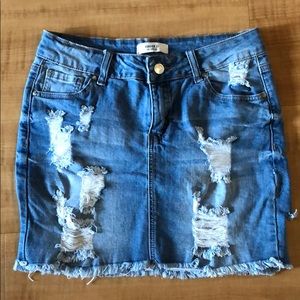 Forever 21 Jean Skirt